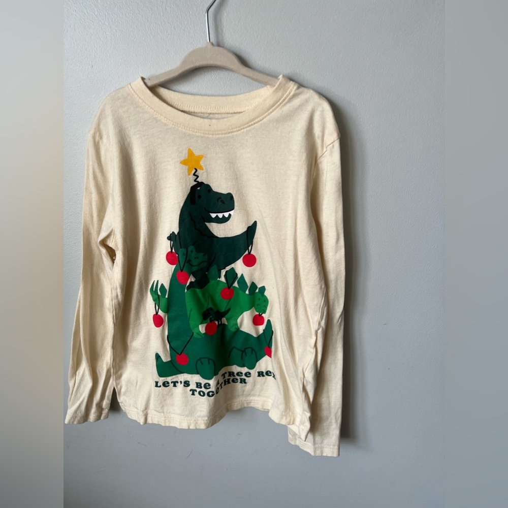 H&M Dino Christmas tree long sleeve t-shirt size 6x